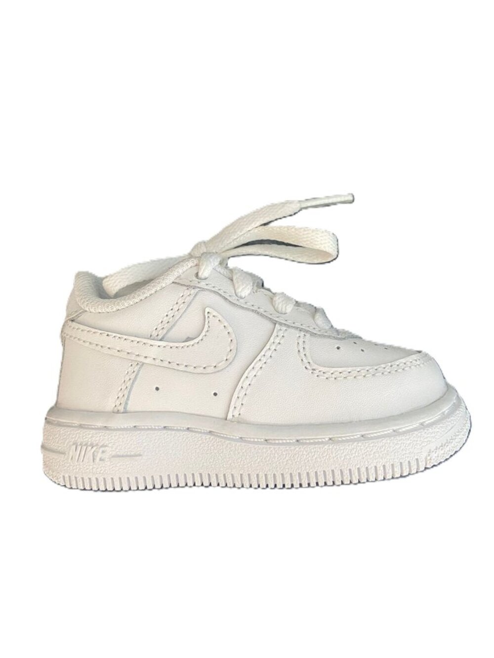 Nike Air Force 1 Low Triple White Sneakers Baby Toddler Unisex Shoes Size 4